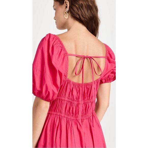 Ulla Johnson Palma Dress Puff Sleeve Peasant Midi size 2 - Picture 6 of 7